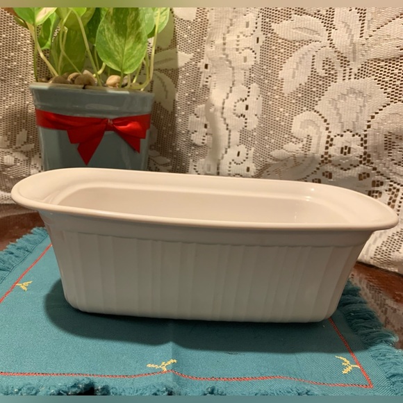 ✨⚡️💥CorningWare French White Loaf &Lasagna Baking Pans Dish